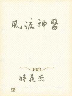 风流神医封面