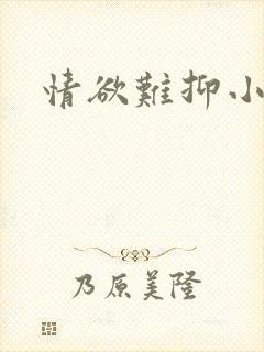 情欲难抑小说