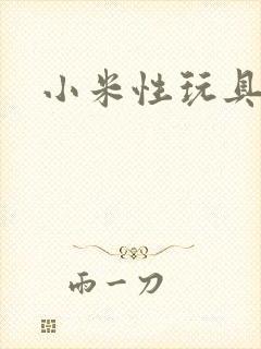 小米性玩具日记
