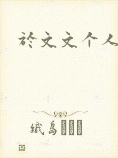 于文文个人简历