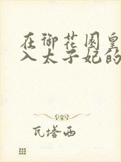 在御花园皇上进入太子妃的小说