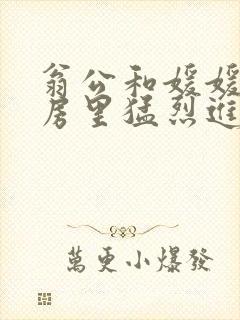 翁公和媛媛在厨房里猛烈进出