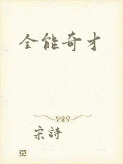 全能奇才封面