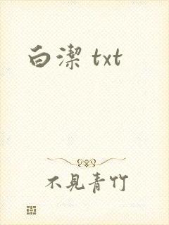 白洁 txt