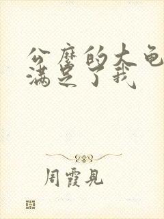 公么的大龟强大满足了我