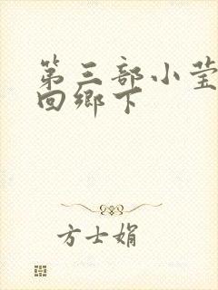 第三部小莹乱翁回乡下