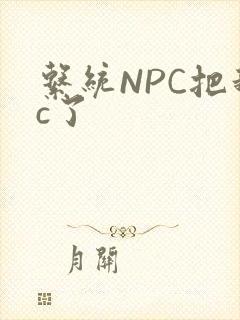 系统NPC把我c了封面