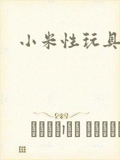 小米性玩具日记