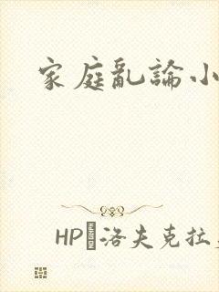 家庭乱论小说