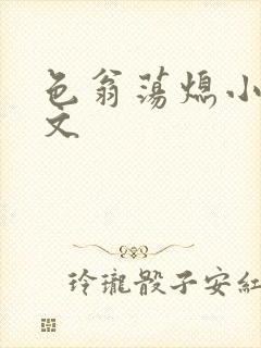色翁荡熄小说全文