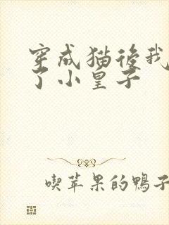 穿成猫后我喂养了小皇子封面