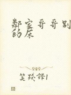 邻家哥哥别上我的床