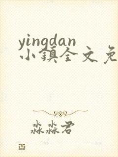 yingdan小镇全文免费阅读笔趣阁封面