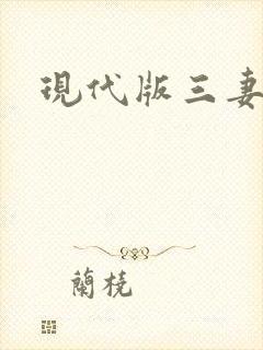现代版三妻四妾