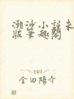 潮沙小说未删减版笔趣阁