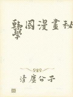 韩国漫画秘密教学