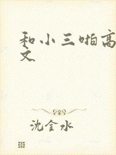 和小三啪高辣h文