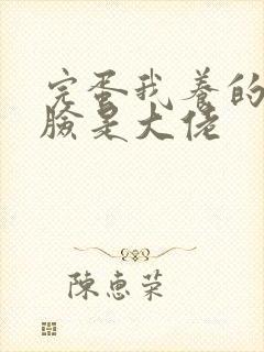 完蛋我养的小白脸是大佬