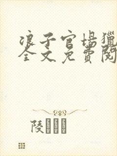 浪子官场猎艳记全文免费阅读