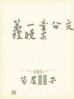 第一章公交激战程晓柔