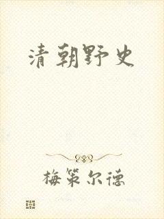 清朝野史