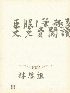 臣服1笔趣阁全文免费阅读无弹窗封面