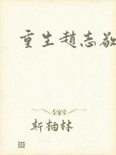 重生赵志敬封面