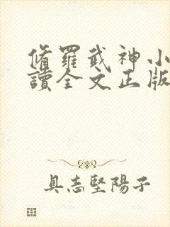 修罗武神小说阅读全文正版