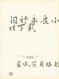 囚于永夜小说txt下载封面