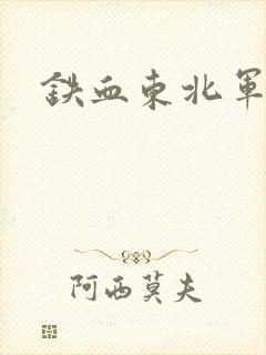 铁血东北军封面
