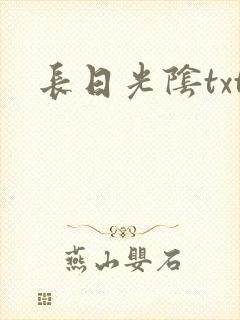 长日光阴txt