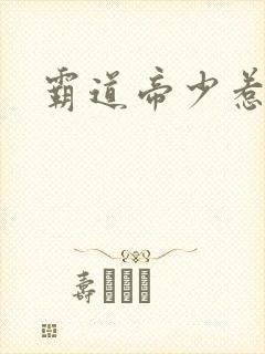 霸道帝少惹不得封面