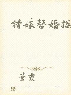 错嫁替婚总裁