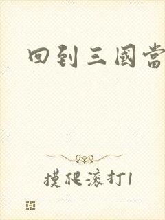 回到三国当军阀