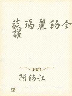 苏玛丽的全部小说
