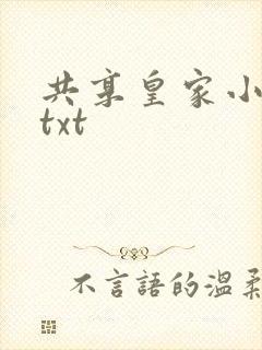 共享皇家小公主txt