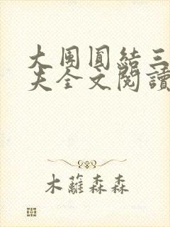 大团圆结三女一夫全文阅读