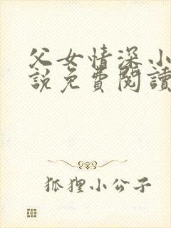父女情深小兰小说免费阅读全文封面