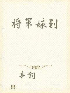 将军嫁到封面