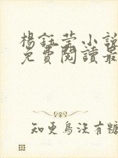 杨钰莹小说全文免费阅读最新章节