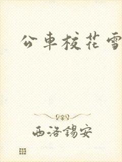 公车校花雪柔h