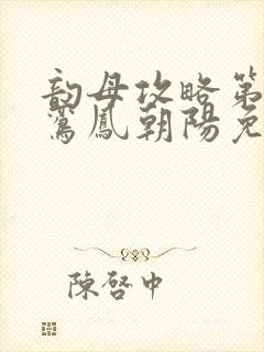 韵母攻略第二部鸾凤朝阳免费阅读封面