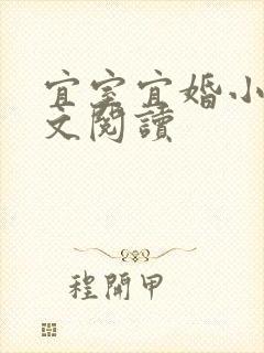 宜室宜婚小说全文阅读封面