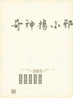奇神杨小邪封面