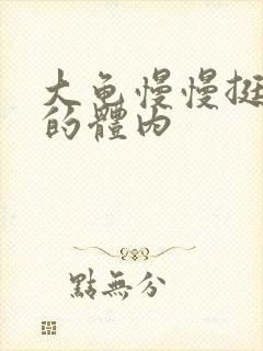 大龟慢慢挺进我的体内