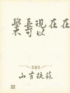 学长现在在上课不可以