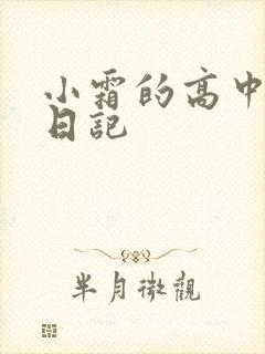 小霜的高中成长日记