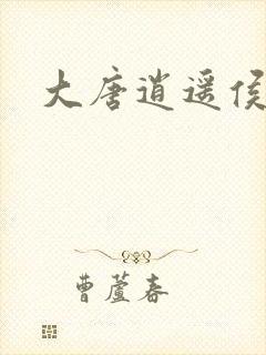 大唐逍遥侯封面