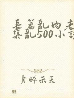 长篇乱肉老师合集乱500小说