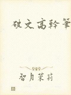 破文高干笔趣阁封面